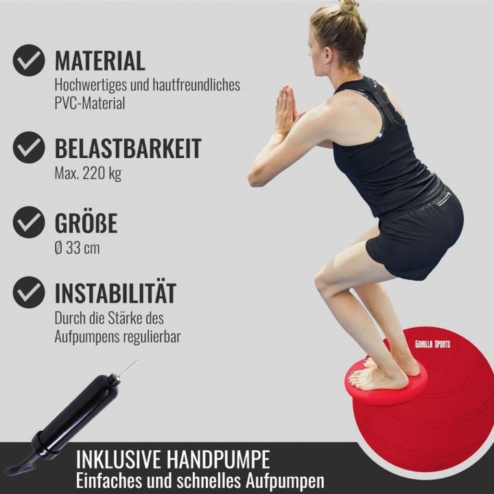 Image du produit Gorilla Sports Coussin de siège à boule