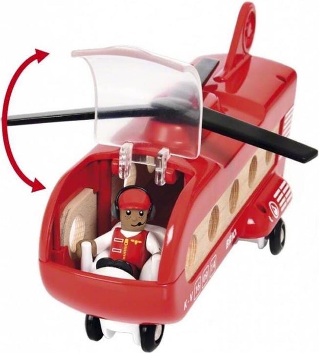 Produktbild Brio Eisenbahn-Transporthubschrauber