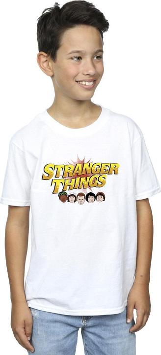 Image du produit Netflix - T-shirt STRANGER THINGS COMIC HEADS - Garçon (140, 146)