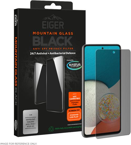 Eiger Mountain Glass Black (1 Stück, Samsung Galaxy A52s 5G, Samsung Galaxy A53 5G)