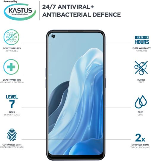 Immagine prodotto Eiger Mountain Glass Clear (1 Pezzo/i, Oppo Find X5 Lite, Oppo Reno 6 5G)