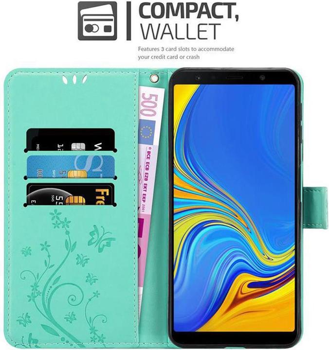 Productafbeelding Cadorabo Bloemen Boekomslag (Samsung Galaxy A7 (2018))