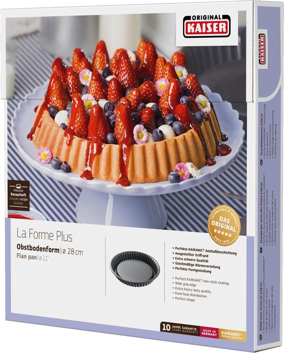 Produktbild Kaiser Obstbodenform Obstkuchenform Tortenbodenform 28cm LaFormePlus beschichtet (28 cm)
