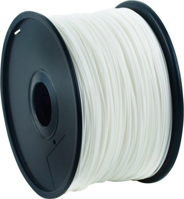 Gembird Cassetta del filamento Bobina in ABS (ABS, 1.75 mm, 1400 g, Bianco)