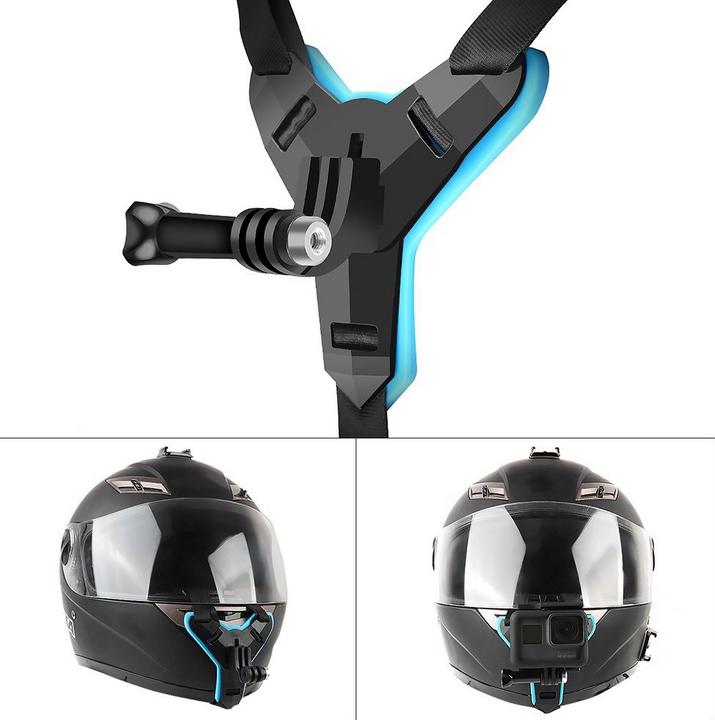 Produktbild Shoot Motorrad Helm Halterung mit Schnellverschluss (Hero 9 Black, Hero 5 Black, Hero 6 Black, Hero 7 Black, Hero 11 Black, Hero 13 Black, Hero 10 Black, Hero 12 Black, Hero 8, Hero 4, Hero 3, Hero 2, Hero)