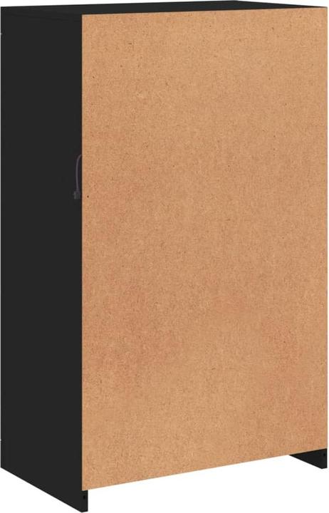 Produktbild VidaXL Beistellschrank mit LED-Leuchten Schwarz (60.5 x 37 x 100 cm)