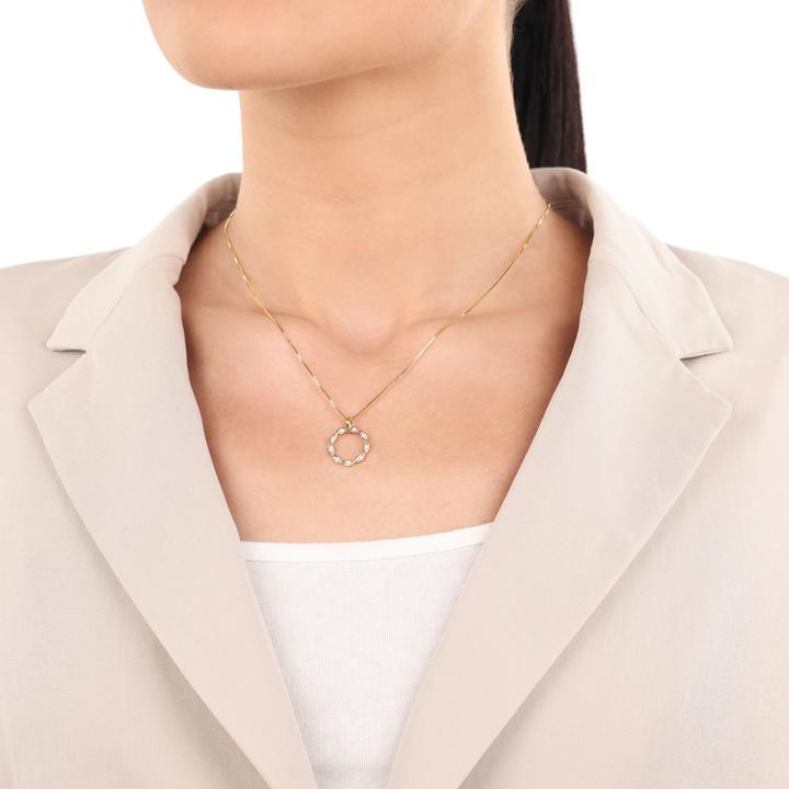 Produktbild Amor Anhänger für Damen, Gold 375, Zirkonia synth. (Gold 375, 9 ct)