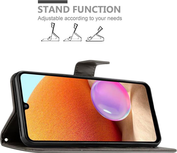 Actual product image Cadorabo Flower Book Cover (Samsung Galaxy A32)