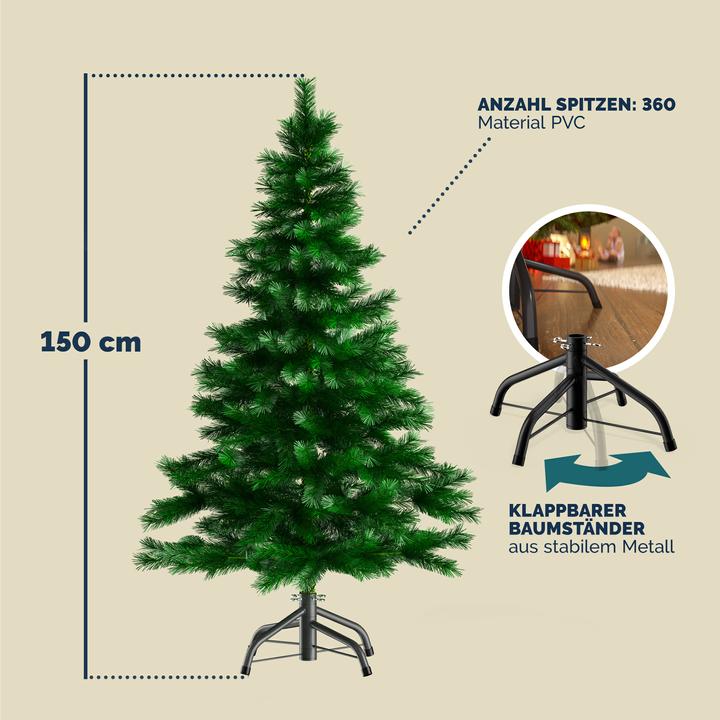 Image du produit Casaria Arbre de Noël (150 cm)