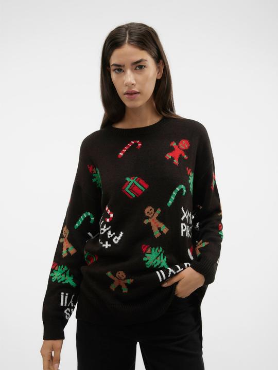 Actual product image Vero Moda VMXMASPARTY LS H/L O-NECK PULL. XMAS EXC Knitted Pullover (S)