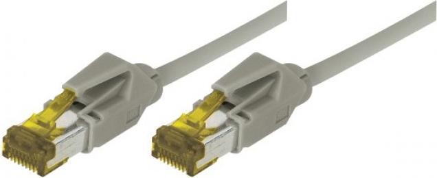 Tecline Cavo patch S/FTP, PiMF, Cat 6a, grigio, 50,0 m Per 10 Gigabit/s, senza alogeni, con cavo Draka e (S/FTP, CAT6a, 50 m)