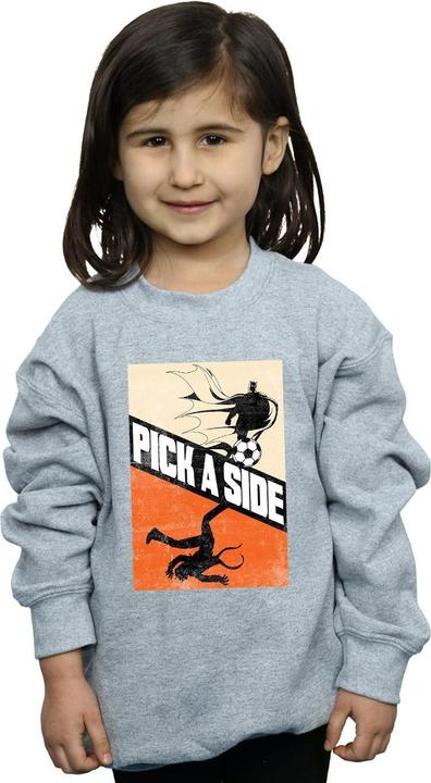 Actual product image Girls Batman Football Pick A Side Sweatshirt (152, 158)