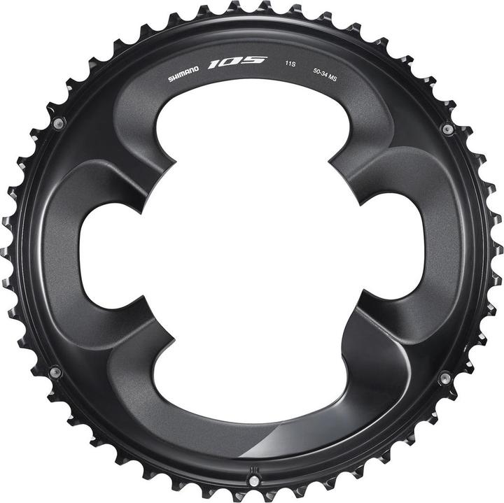 Shimano Kettenblatt FC-R7000 50 Zähne MS-Typ schwarz Blister (50)