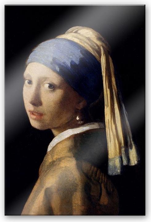 Actual product image Trenddeko Vermeer - The girl with the pearl earring (75 x 120 cm)