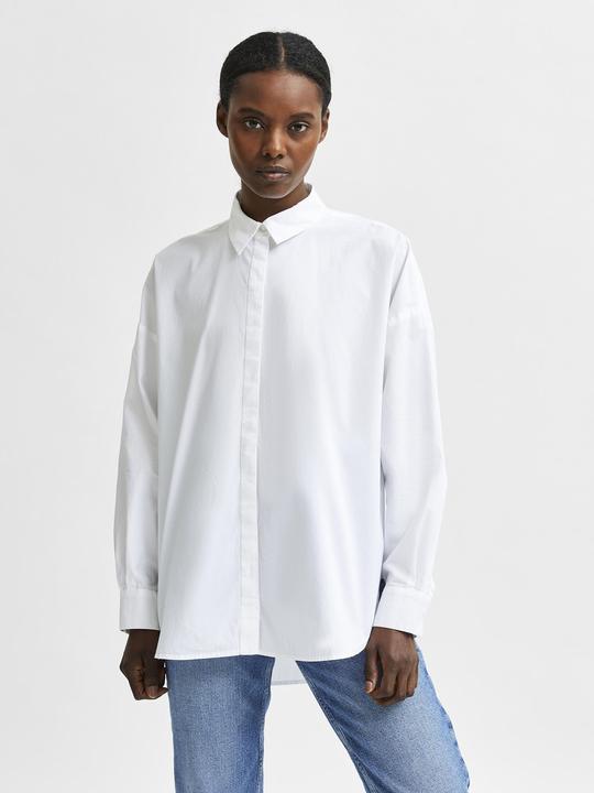 Image du produit Selected Femme Manches coupées Chemise en coton bio (36)