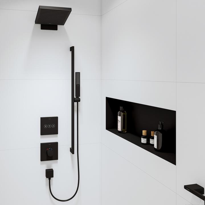 Produktbild hansgrohe Pulsify E Stabhandbrause 100, 1 Strahlart EcoSmart, 24320 (1 Strahlarten)