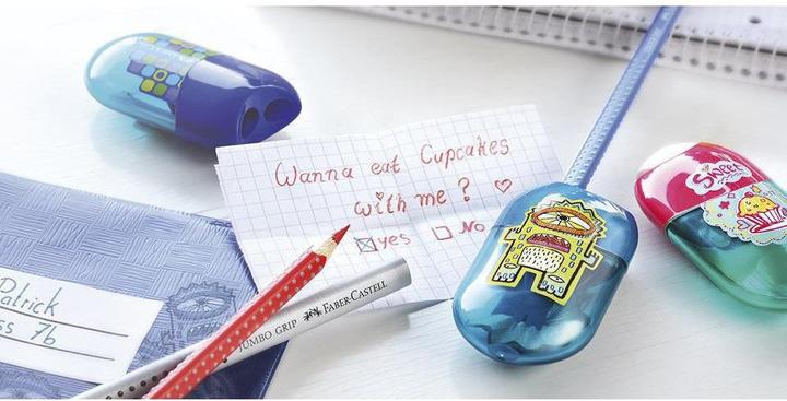 Image du produit Faber-Castell Boîtes de conserve à double pointe avec gomme