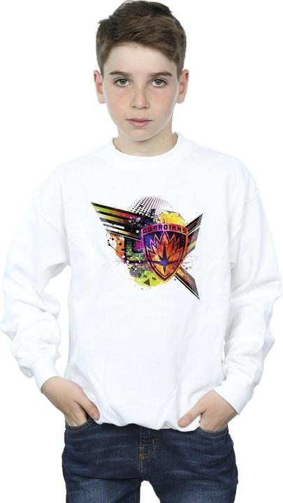 Guardians Of The Galaxy Abstract Shield Chest Sweatshirt Jungen