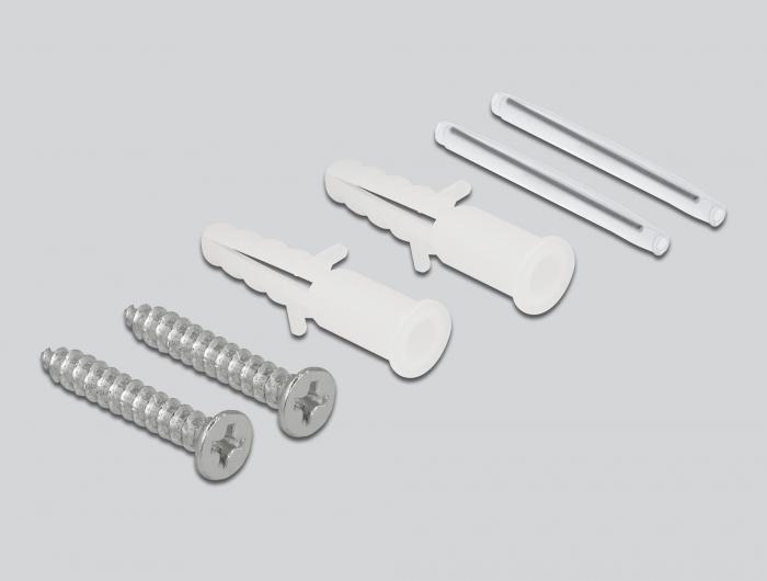 Image du produit Delock Boîtier de raccordement fibre optique pour montage mural pour 2 x SC Simplex ou LC Duplex blanc (0.13 m)