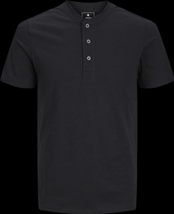 Actual product image Jack & Jones Single-coloured Grandad collar T-shirt T-shirt (L)