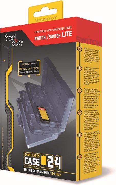 Image du produit Steelplay Boîte de rangement pour 24 jeux Switch (Switch Lite, Switch OLED)