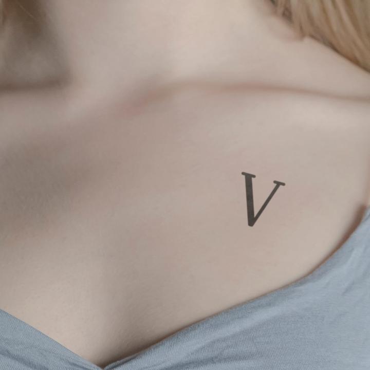 Produktbild minink Temporäres Tattoo – Grosses V