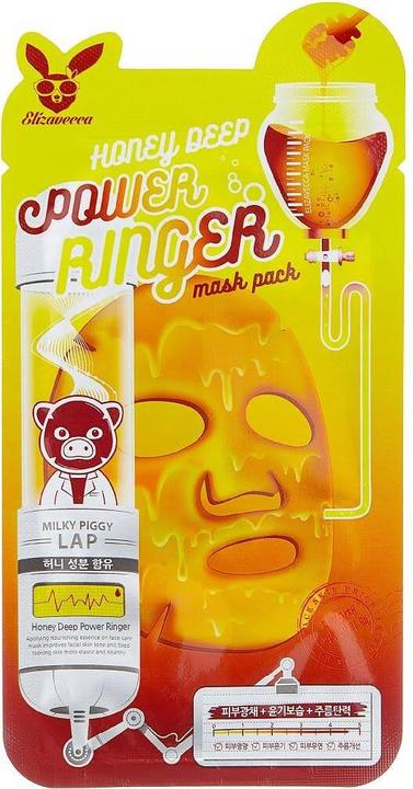 Actual product image Elizavecca Honey Deep Power Ringer Mask Pack