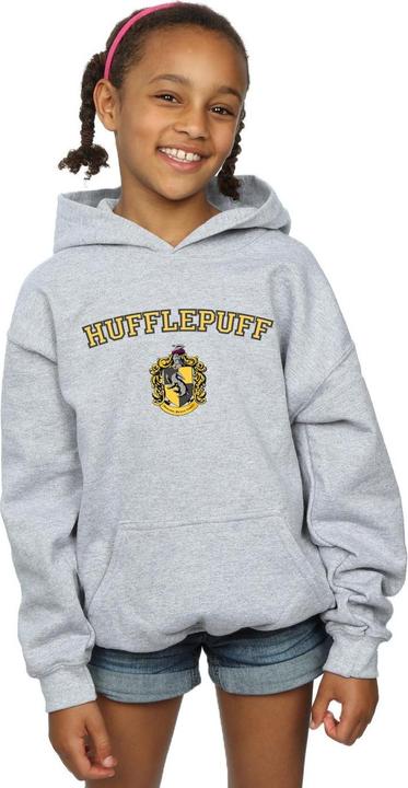 Actual product image Girls Hufflepuff Crest Hoodie (140, 146)