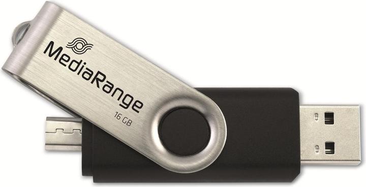 Immagine prodotto MediaRange combo flash drive with micro USB (OTG) (16 GB, USB 2.0, USB-A, Micro USB)