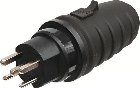 Image du produit Steffen Fiche secteur 16A 440V Fiche CH type J (T25) Noir (Type 25)