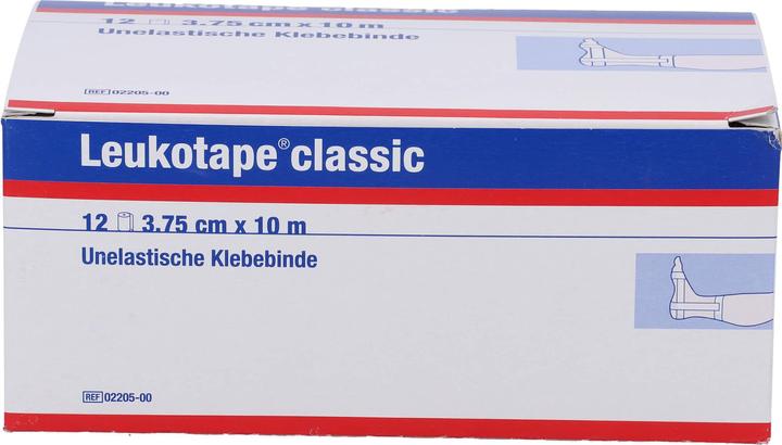 Energie-Label BSN Leukotape® classic economy Pac 3.75 x 10 m 12 Stk weiss (10 m)