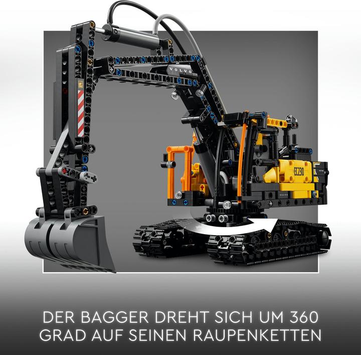 Productafbeelding LEGO 42175 Volvo FMX vrachtwagen met EC230 elektrische rupsgraafmachine (42175, LEGO Technic)
