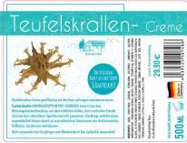 Actual product image Vom Pullach Hof Devil's Claw Cream 500ml - Pullach Hof (Body cream, 500 ml)