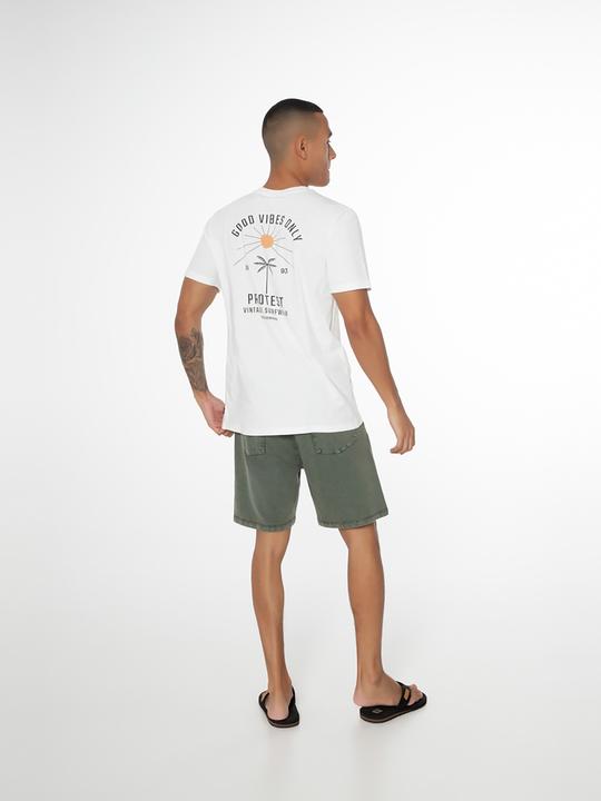 Actual product image Protest Men's T-Shirt PRTHANNUS Seashelloffwhite XXL (XXL)