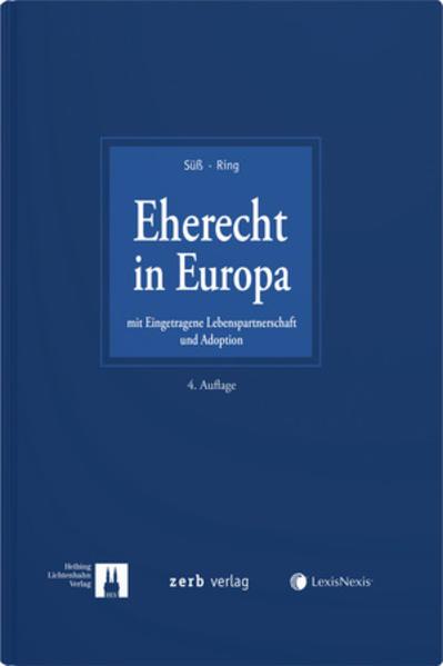 Produktbild Eherecht in Europa (Deutsch, Gerhard Ring, Rembert Süss, 2020)