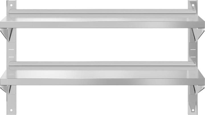 Produktbild VidaXL Wandregal mit 2 Böden Edel (100 x 40 x 60 cm)