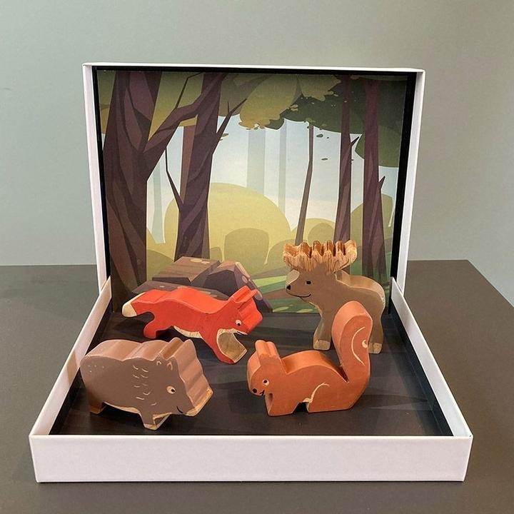 Produktbild Hevea Holztiere, Wald