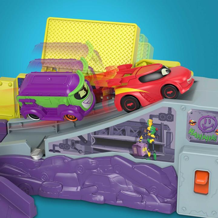 Actual product image Fisher-Price DC Batwheels toy car playset Legion of Zoom