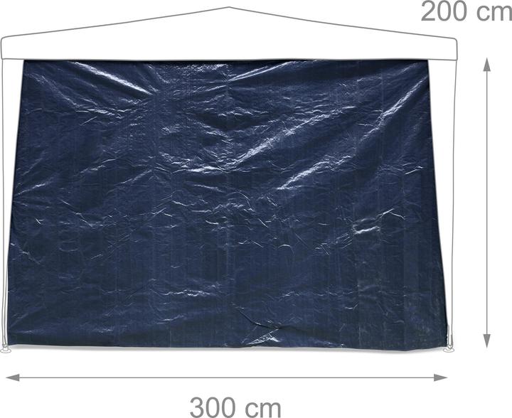 Actual product image Relaxdays 3x gazebo side parts (10 cm, 300 cm)
