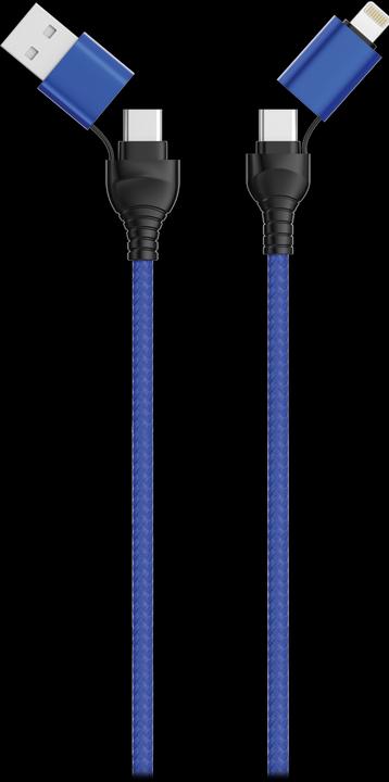 Immagine prodotto ACV Cavo dati USB Tipo C 4in1 blu 120cm - Digitale/Dati (1.20 m)