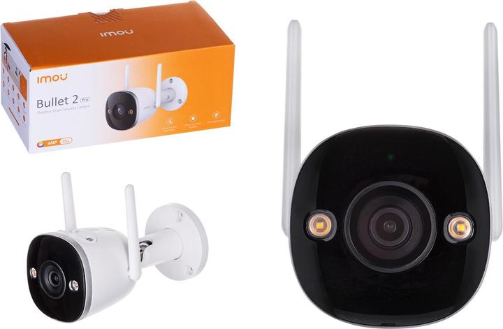 Image du produit Imou Bullet 2 Pro 4MP H.265 Wi-Fi Caméra de surveillance (2560 x 1440 Pixels)