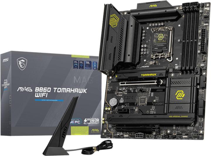 Actual product image MSI MAG B860 TOMAHAWK WIFI (LGA 1851, Intel B860, ATX)
