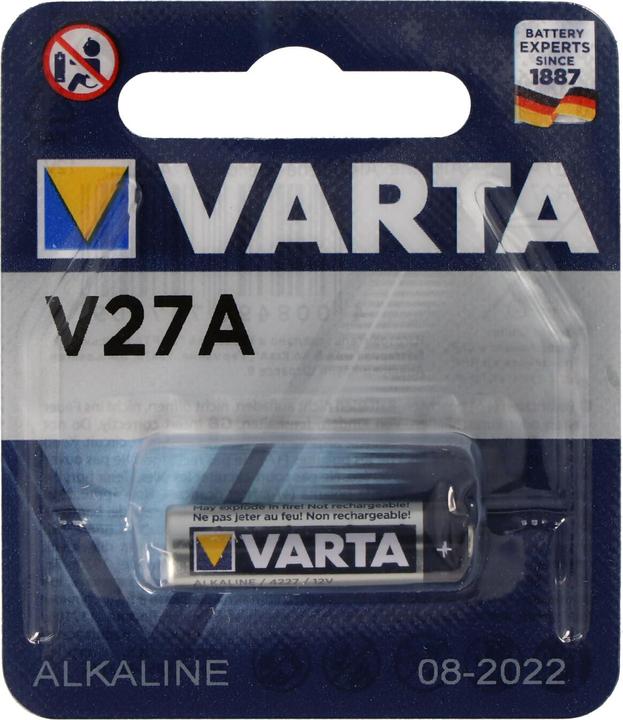 Image du produit Varta Électronique V27A (1 pcs, A27, 19 mAh)