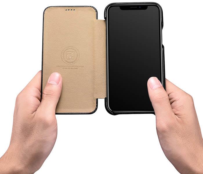 Immagine prodotto iCarer Copertina in pelle con patta (Apple iPhone 11 Pro Max)