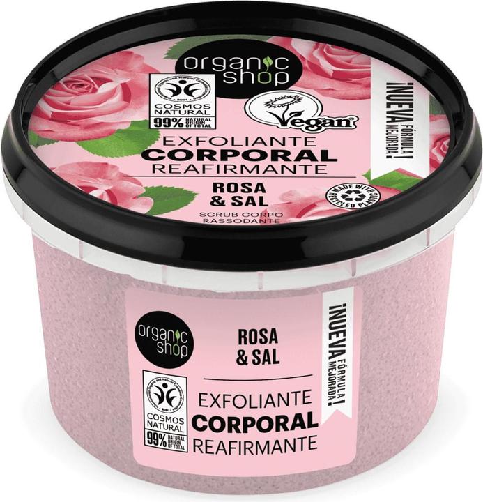 Actual product image Organic Shop Body Scrub Foam Pearl Rose 250ml (250 ml)