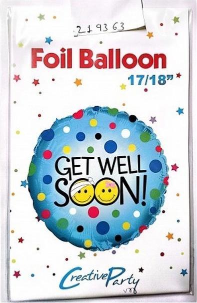 Produktbild Creative Party Folienballon Get Well Soon Folie