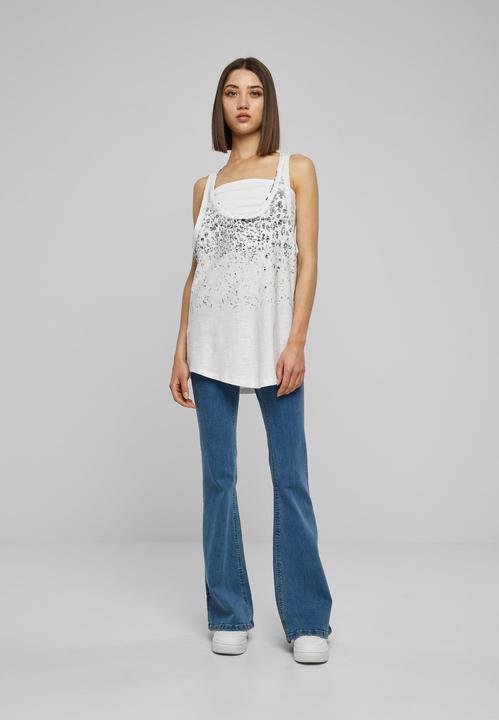 Produktbild Urban Classics Ladies Long Leo Print Loose Tank (XS)