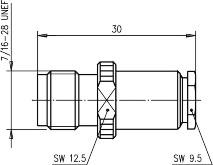 Produktbild Telegärtner TNC-Kabelbuchse G01 50 Ohm, Druckverschraubung, A08, G01 (RG-58 C/U) (Antennenkabel)