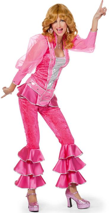 Immagine prodotto Wilbers Vestito da discoteca da donna anni '70 Mama Mia, rosa (36)