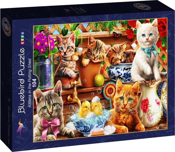 Immagine prodotto Bluebird Puzzle 104 pezzi Gattini nel capannone (104 pezzi)